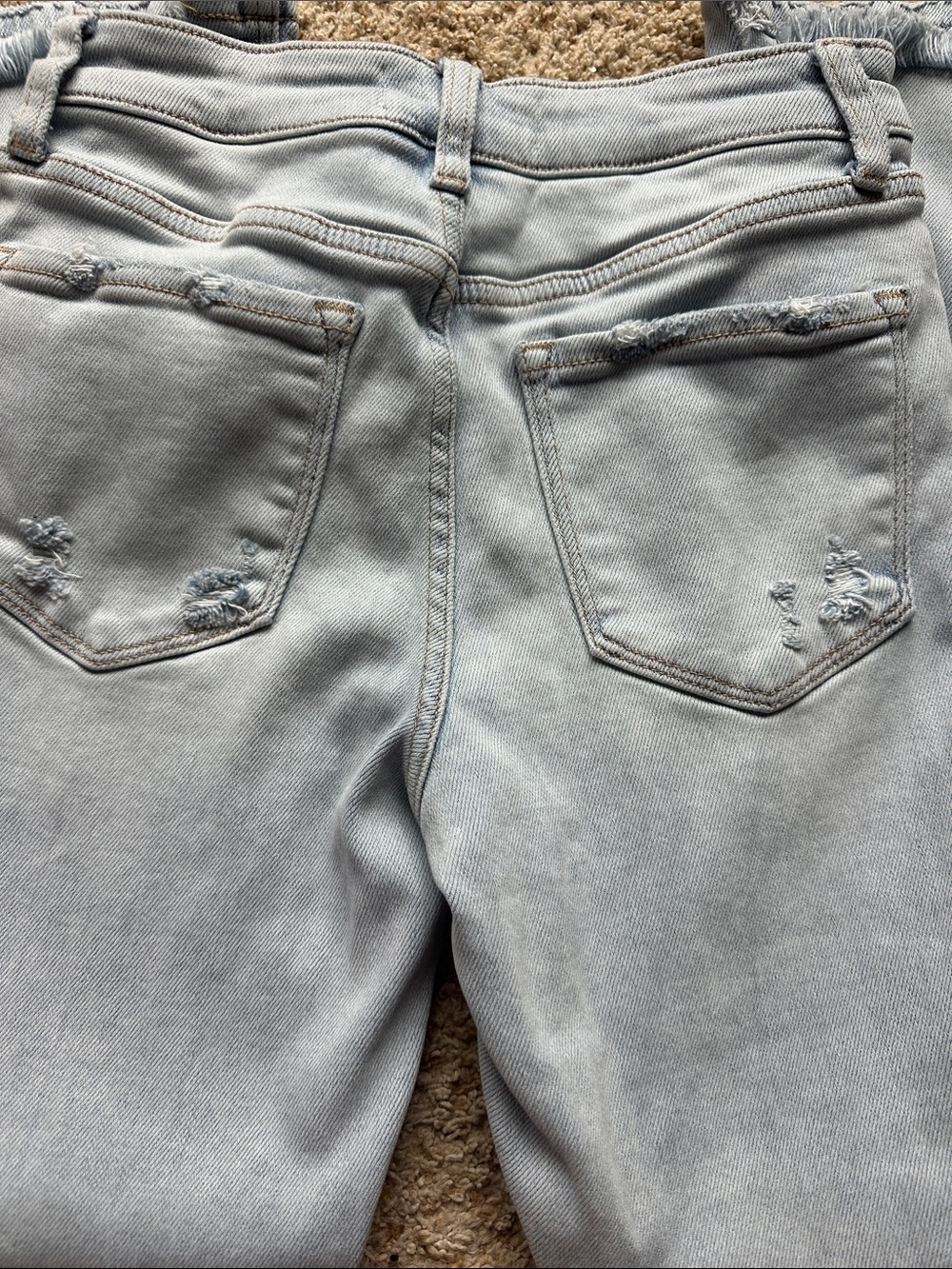Light Blue Women's Straight-Leg Jeans - Picture 4 of 4